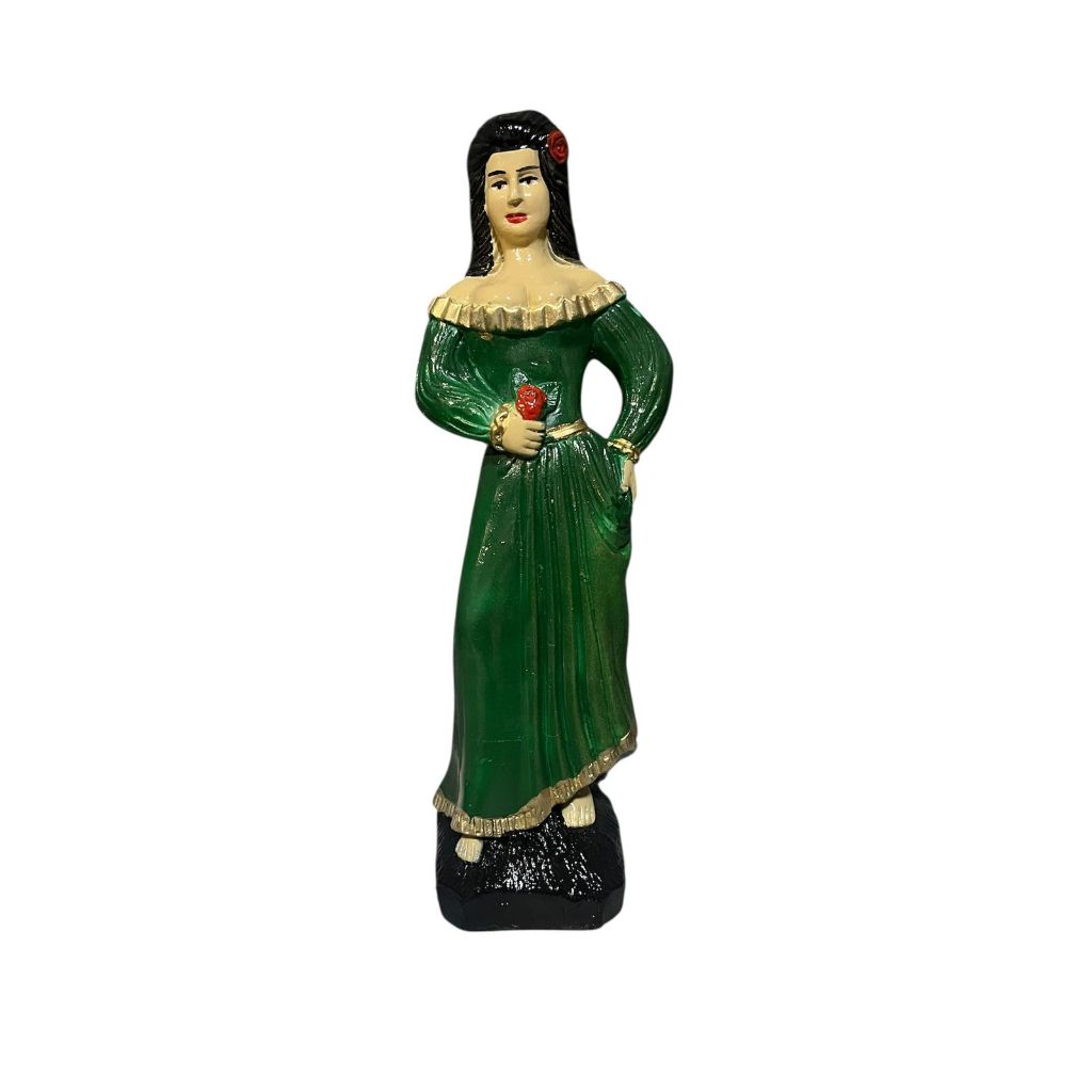 Estatua imagem Cigana/Pombagira para batismo 25 cm em gesso