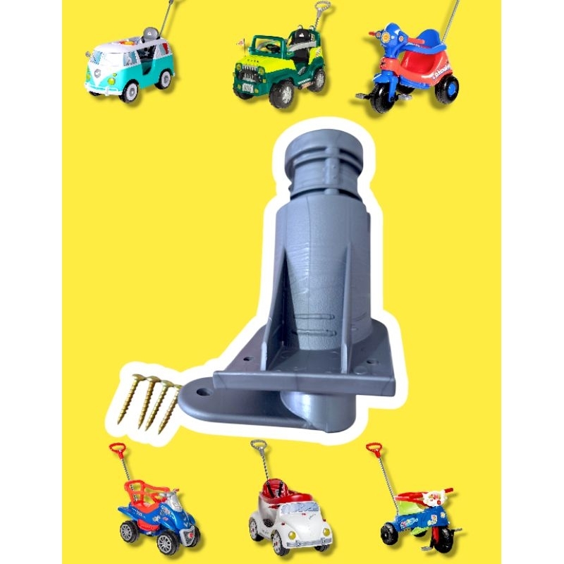 Suporte para guia da haste do carrinho de passeio peça calesita em Oferta na Shopee