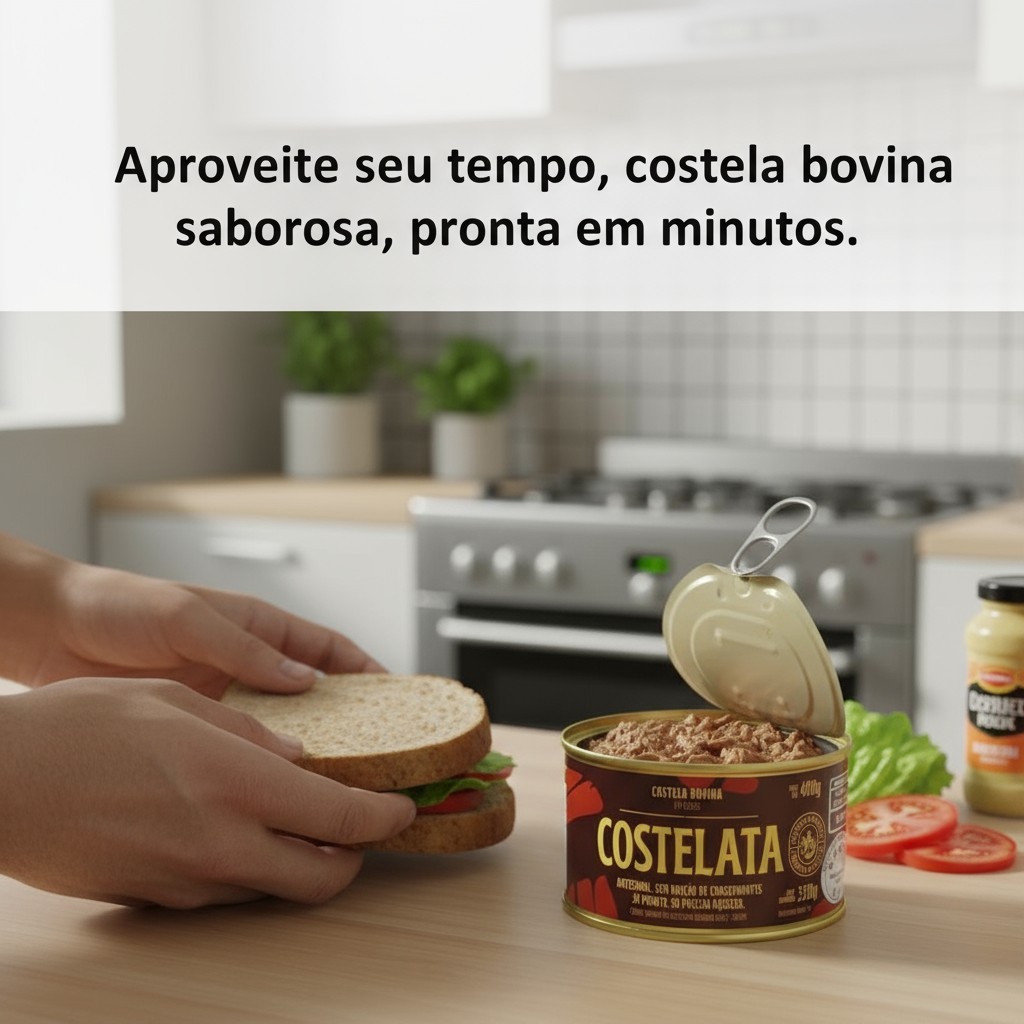 Carne Pronta Para Aquecer e Servir