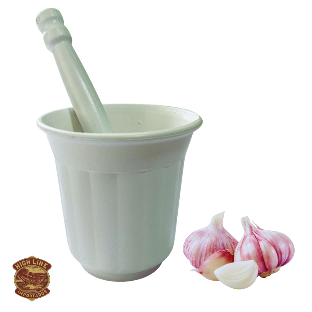 Pilão Multiuso e Socador de Plástico para Temperos e Bebidas em Geral Caipirinhas 500ml Branco em Oferta na Shopee