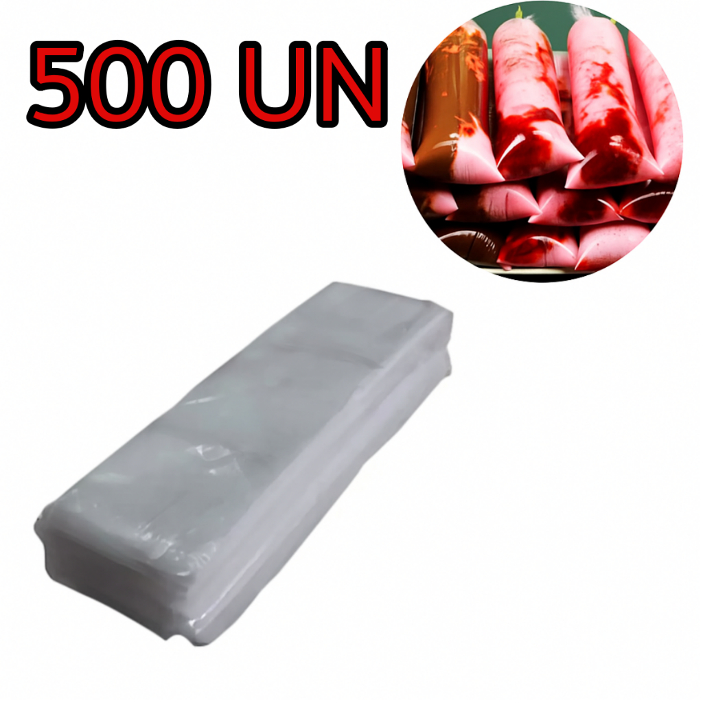 Saquinho para Geladão Geladinho 06x24cm 500 Un Sandil