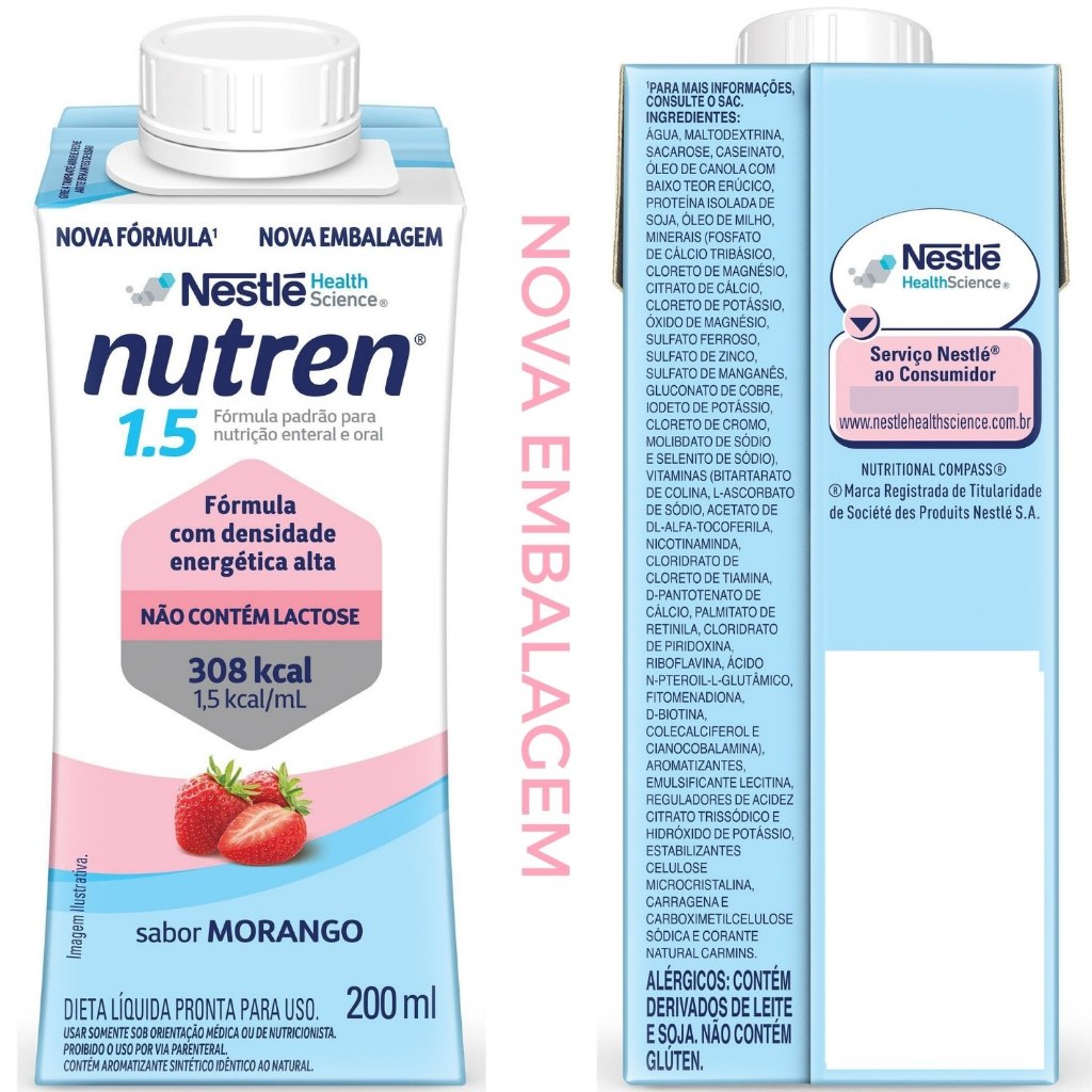 Nutren 1.5 Nestlé - Caixa c/ 6 Unidades (Escolha o Sabor) — imagem 2 de 2