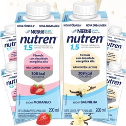Nutren 1.5 Nestlé - Caixa c/ 6 Unidades (Escolha o Sabor)