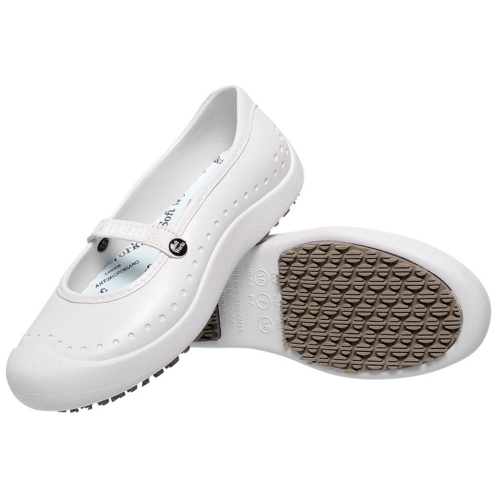 Sapatilha Feminina Soft Works EPI Confortável Solado Antiderrapante para Trabalho e Limpeza