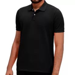 Camisa Polo Masculina Básica Lisa Algodão Piquet Ogochi Confortável Premium