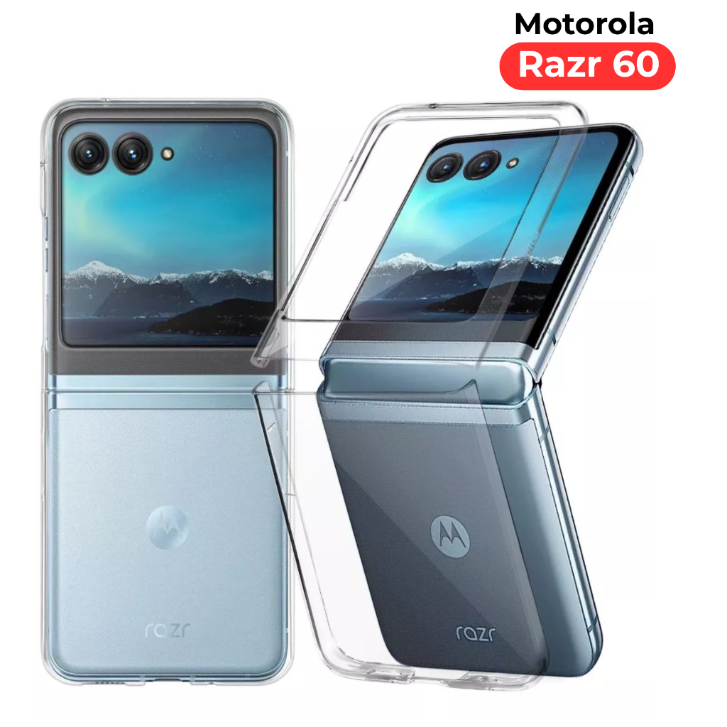 Capa Capinha para Motorola Razr 60 Acrílica Transparente
