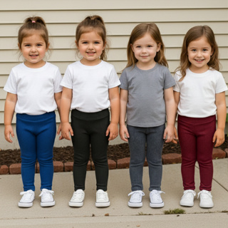 Kit 02 Calças Infantil Feminina Calça Feminina Infantil Calças Infantil Escola Parque Dia a Dia em Oferta na Shopee