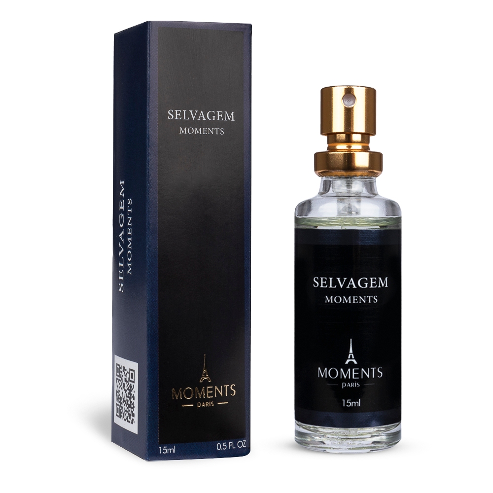 Selvagem Perfume Masculino de 15ml - Moments Paris em Oferta na Shopee