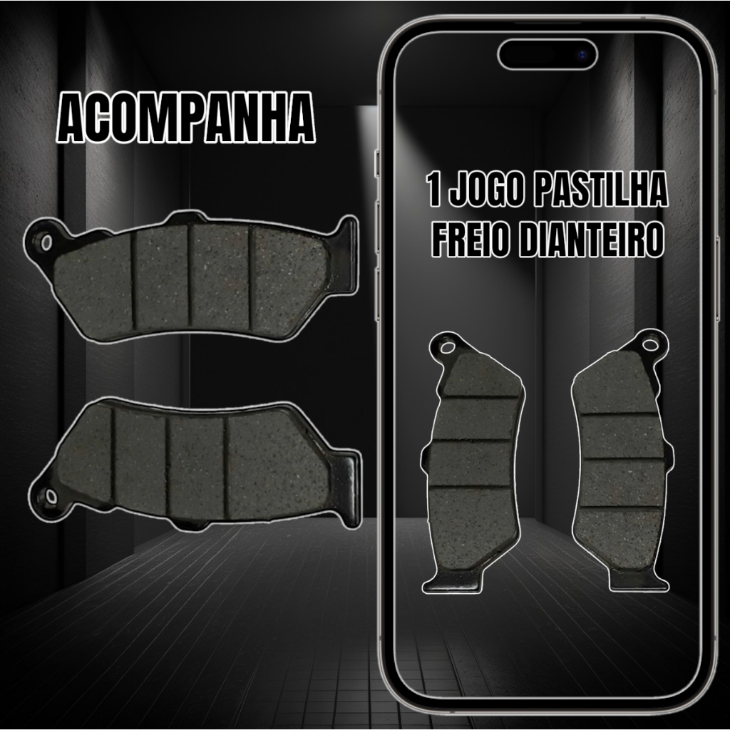 Pastilha De Freio Dianteiro Royal Enfield Himalayan 450 — imagem 2 de 2
