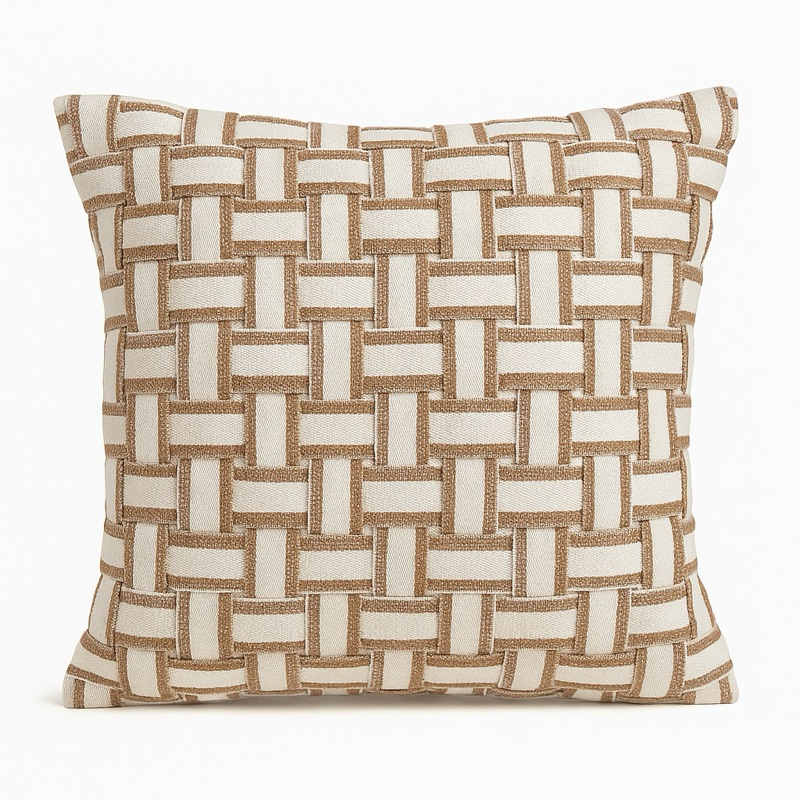 Capa de Almofada Boho Algodão Listrada em Oferta na Shopee