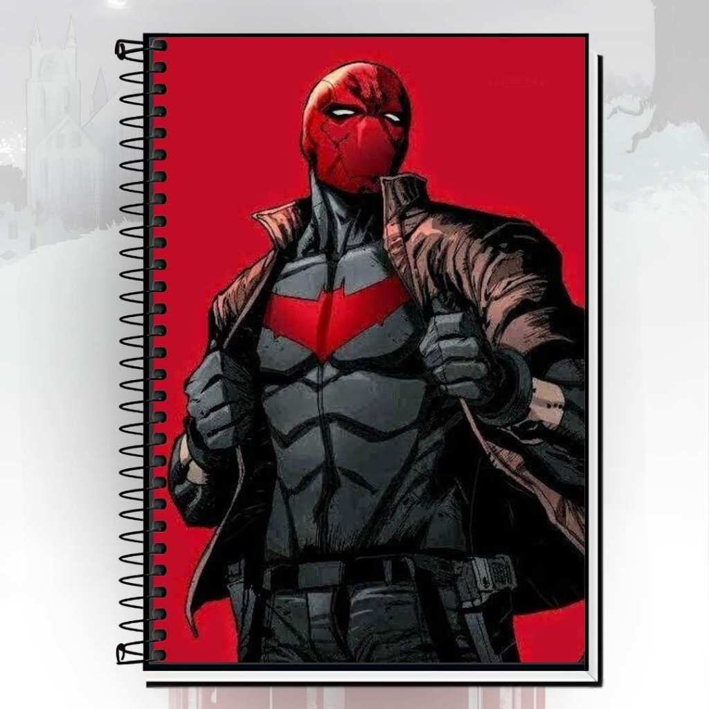Caderno Capuz Vermelho | Edição Especial DC Comics | Capa Dura Premium | 1 a 20 Matérias | Escolar e Universitário em Oferta na Shopee