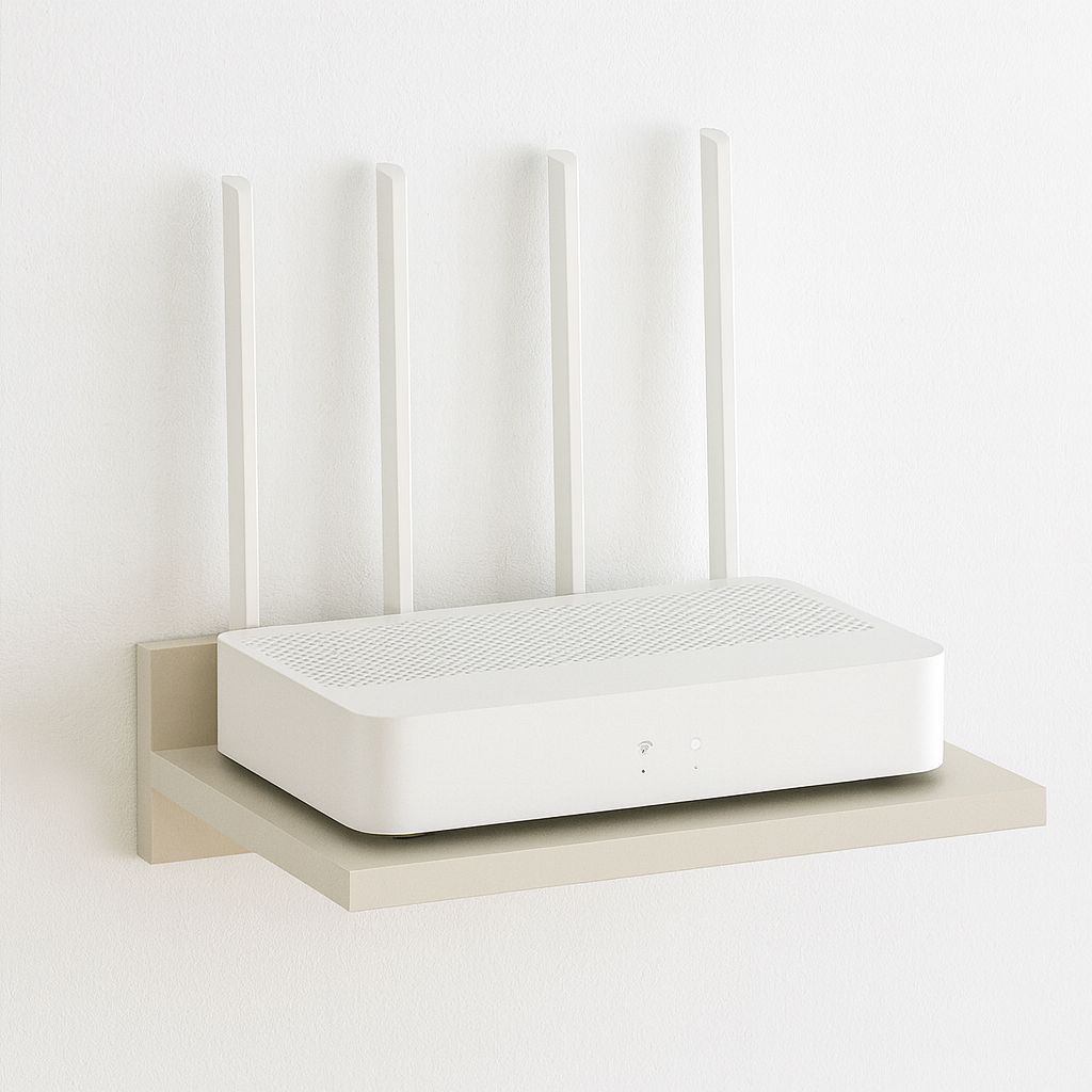 Suporte Diversos Para Parede: Roteador Wifi, Video Game, Modem, etc Em MDF