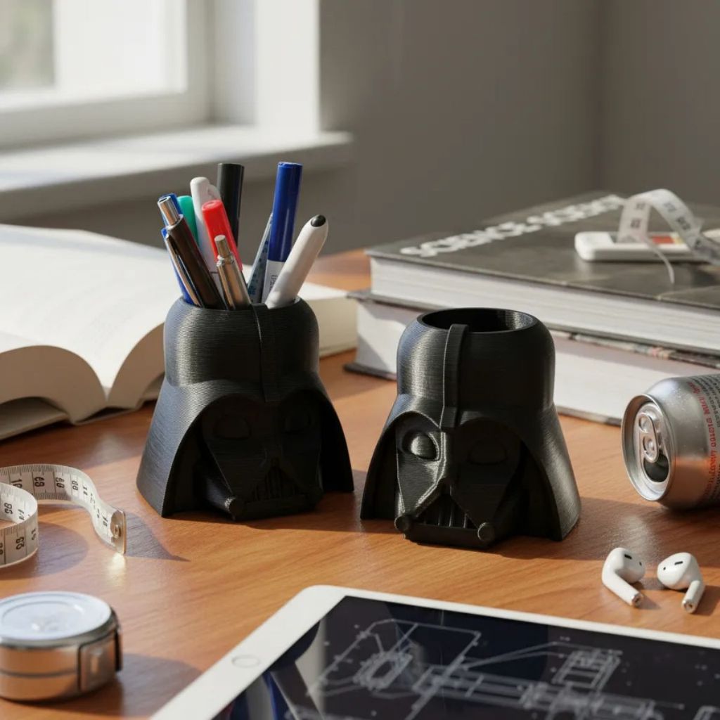 Porta Caneta Lápis Escritório Geek Star Wars Darth Vader