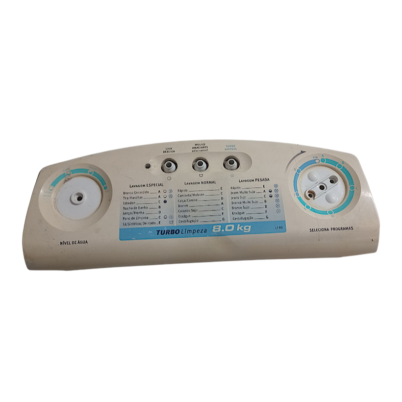 Painel de Controle Lavadora Electrolux LF80 A10376501