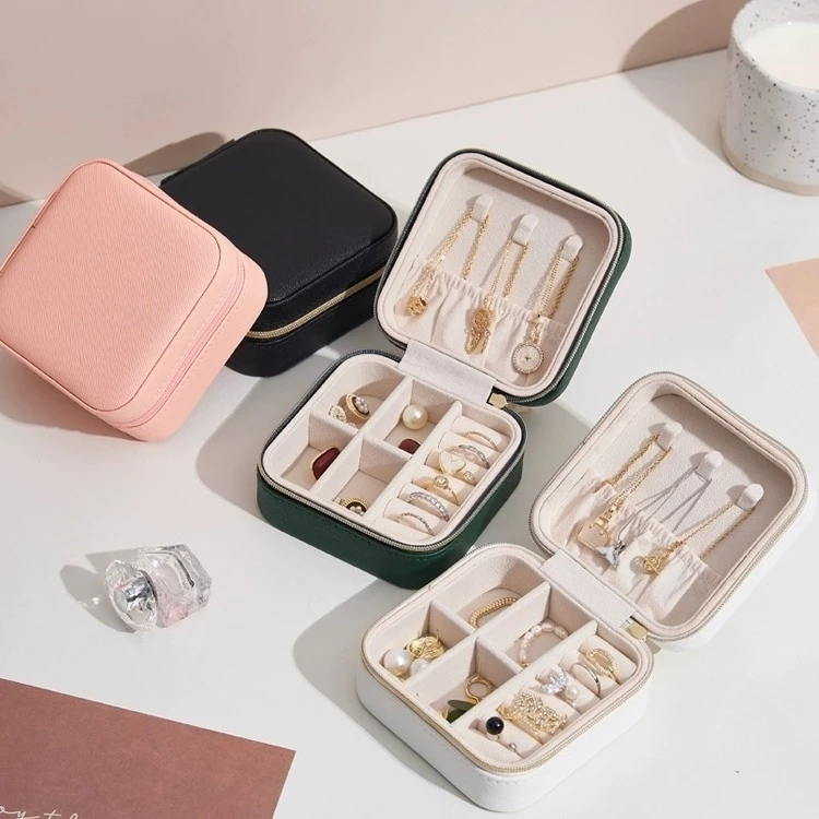 Kit 5-10-15-20 Porta Joias Portátil de Bolsa com Divisões para Brincos Colares e Pulseiras em Oferta na Shopee