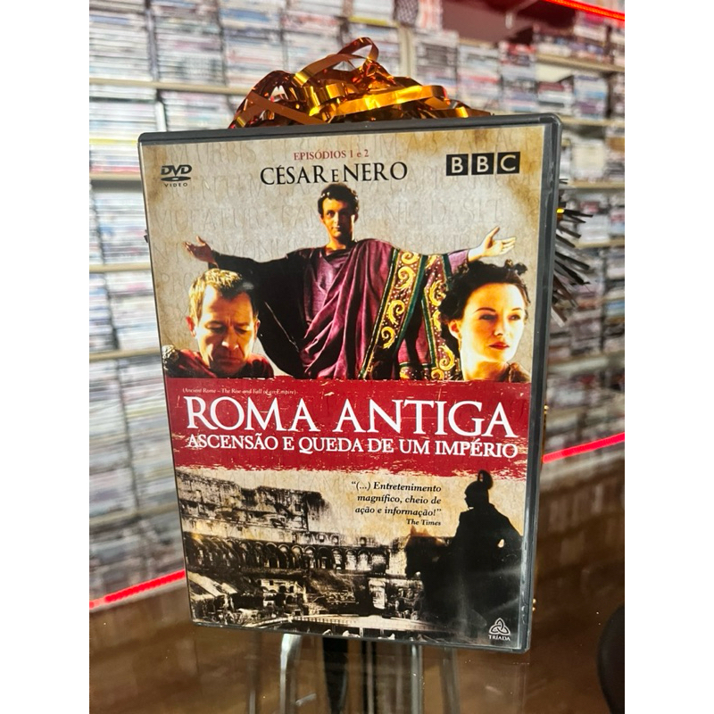 Dvd “Roma Antiga: Ascensão e Queda de um Império” 3 discos