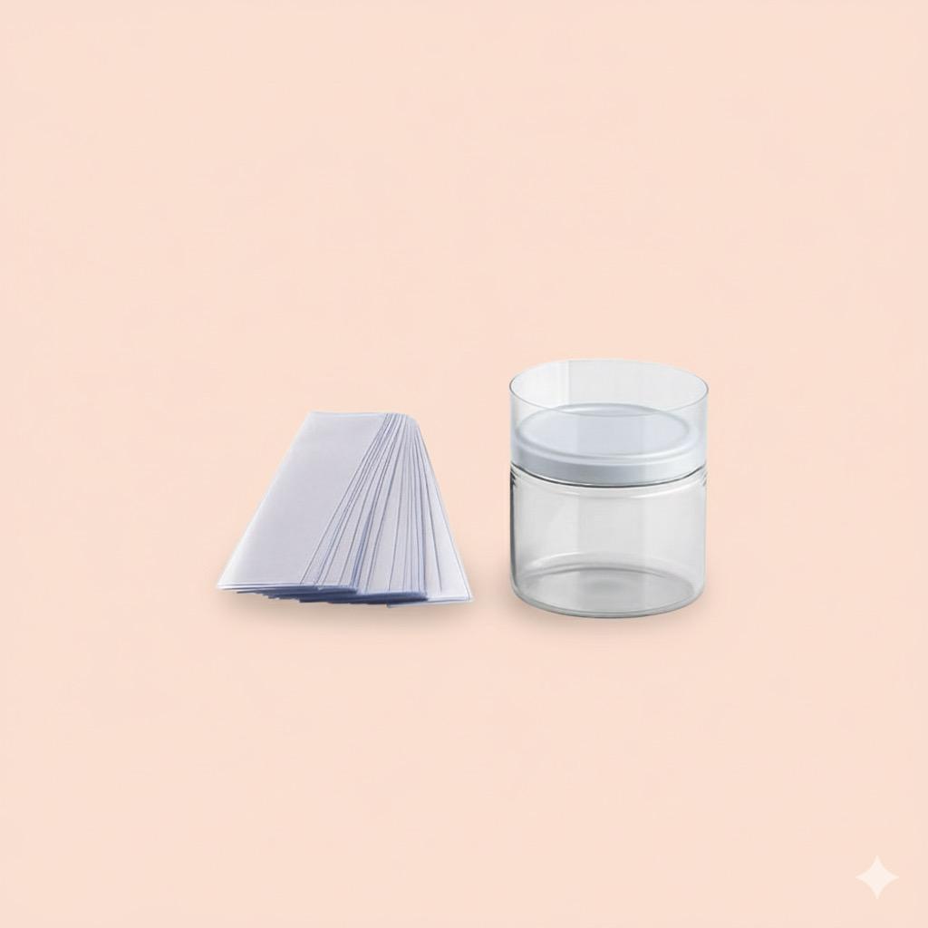 Lacre termo encolhivel Tampa 58MM(INCOLOR) - 100 UNI