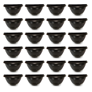 Vaso de Parede para Jardim Vertical e Horta 1Litro Kit com 24 Vasos Preto Liso em Oferta na Shopee