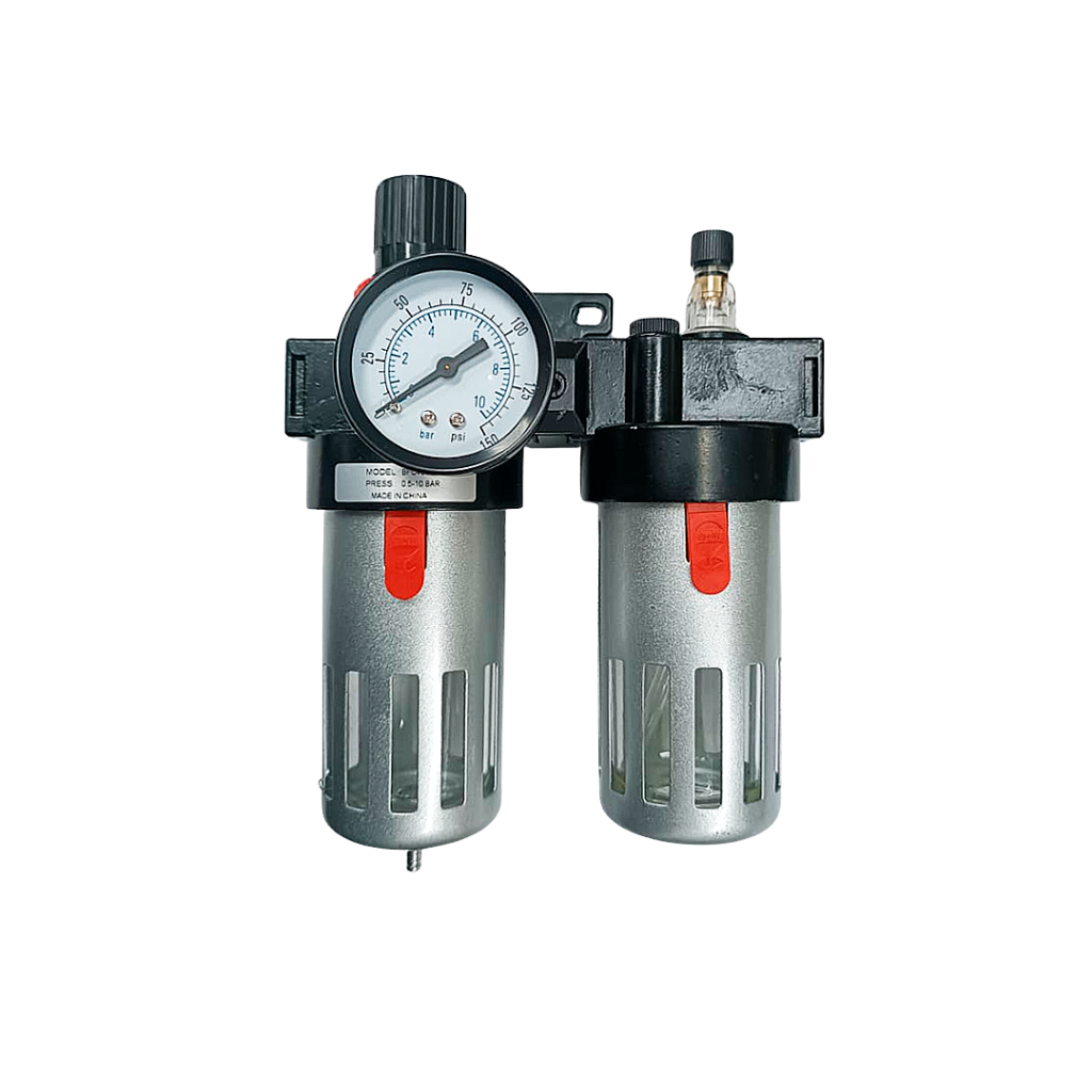 Conjunto Filtro Regulador e Lubrificador de Ar 1/2″ 3.500 L/min