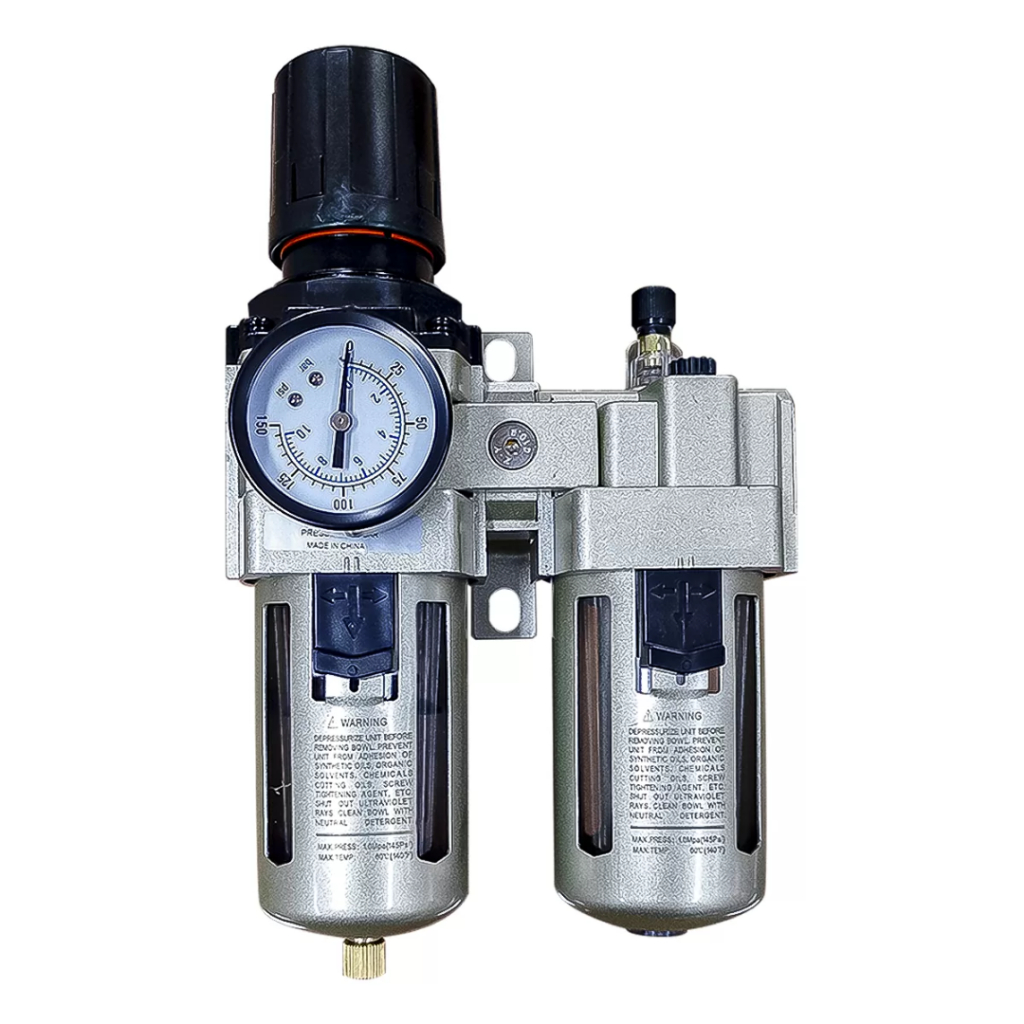 Conjunto Filtro Regulador e Lubrificador de Ar 1/2″ 4.000 L/min