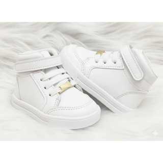 Tênis Infantil Cano Alto - CORES - DETALHE EM METAL DOURADO - FEMININO em Oferta na Shopee
