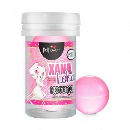 HotBall Bolinha Explosiva Lubrificante Xana Loka Hot Flowers Produtos Eróticos Para Mulheres SEXSHOP