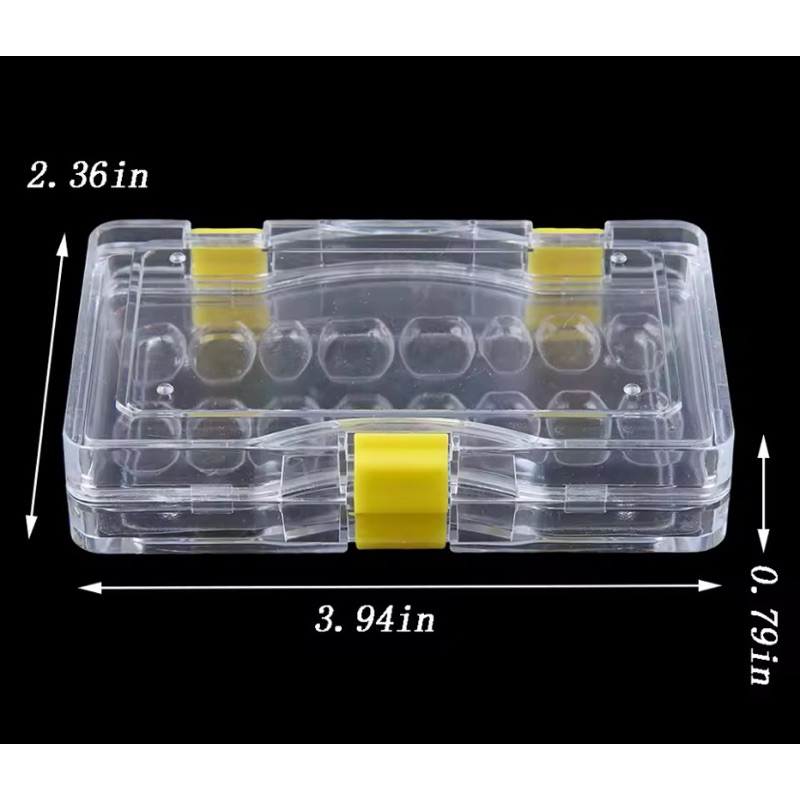 Caixas De Armazenamento Com Furo, Recipiente para Dentes De Dentadura, Case De Dente Falso com Filme
