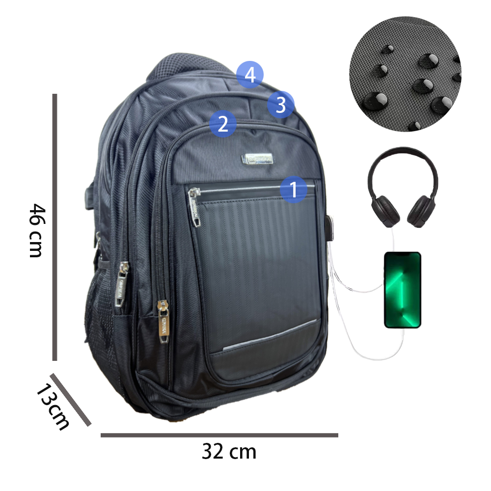 Mochila impermeável para laptop Mochila fashion em Oferta na Shopee