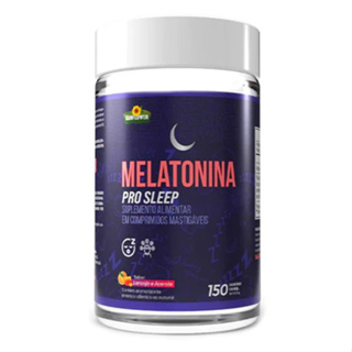 Melatonina Pro Sleep 150 Comprimido Mastigável Laranja/acerola regulador Sono em Oferta na Shopee