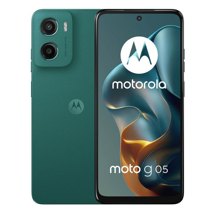 Celular Motorola Moto G05 256GB, 4GB RAM + 8GB RAM Boost, Dual Chip, Tela 6.7", Bateria 5200mAh