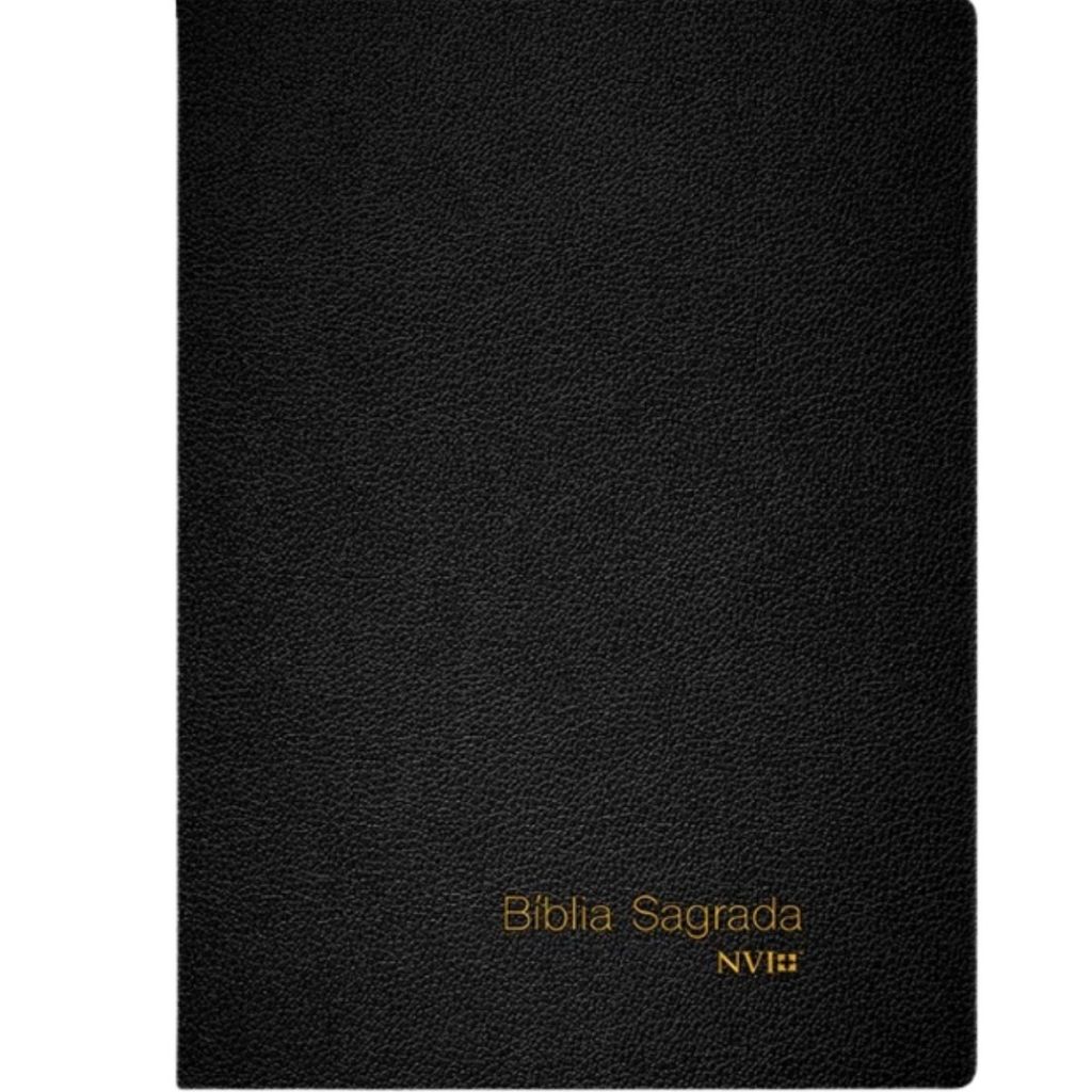 Bíblia Sagrada Slim Compacta | NVI | Capa Luxo Preta em Oferta na Shopee