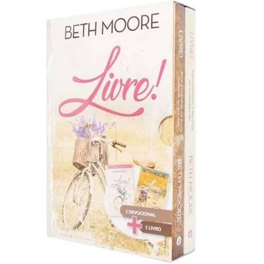 Detalhes do Box Livre | Livro + Devocional | Beth Moore | Pão Diário