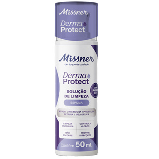 Solução de Limpeza Derma Protect em Espuma Missner 50ml Antimicrobiana Sem Enxágue e Hipoalérgica em Oferta na Shopee