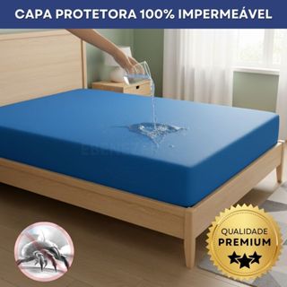 Capa Colchão Impermeável Cama Solteiro Trocador Fronha Protetor Napa Hospitalar Macia Não Esquenta em Oferta na Shopee