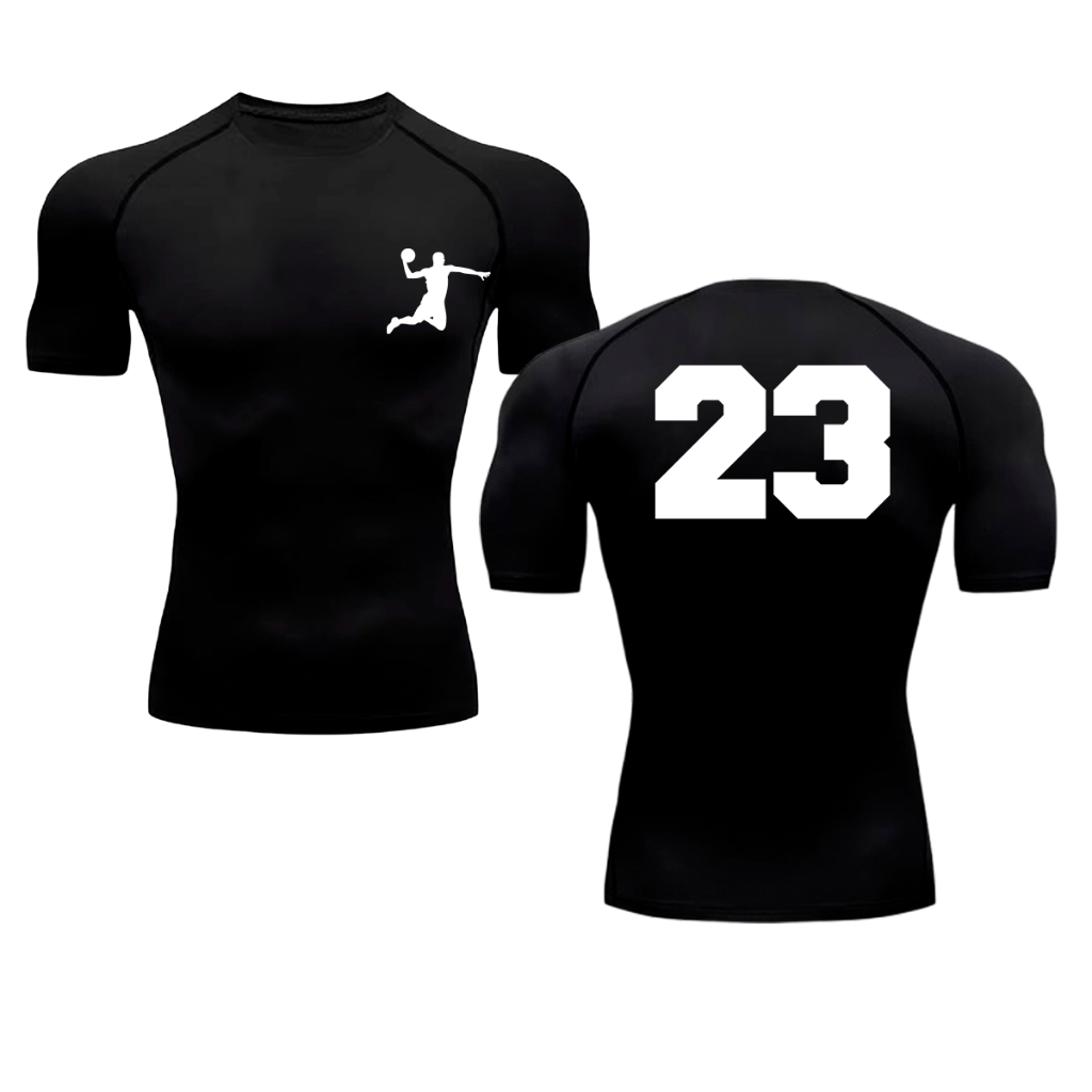 Camiseta De Compressão Academia Basquete Esporte Treino LeBlon James Masculino Gym NBA Lackers
