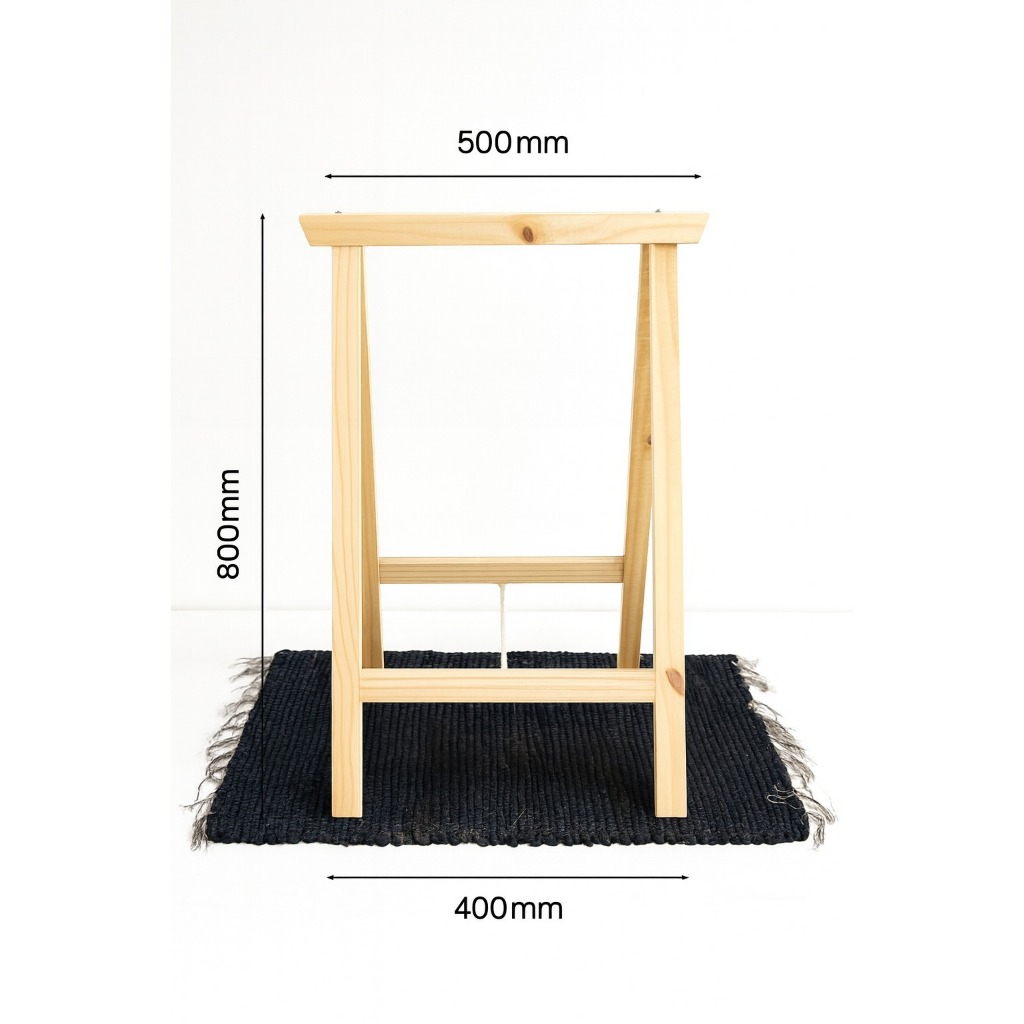 1 Cavalete  Lapmadeira – Crie sua Mesa de Apoio com Estilo Natural em Oferta na Shopee