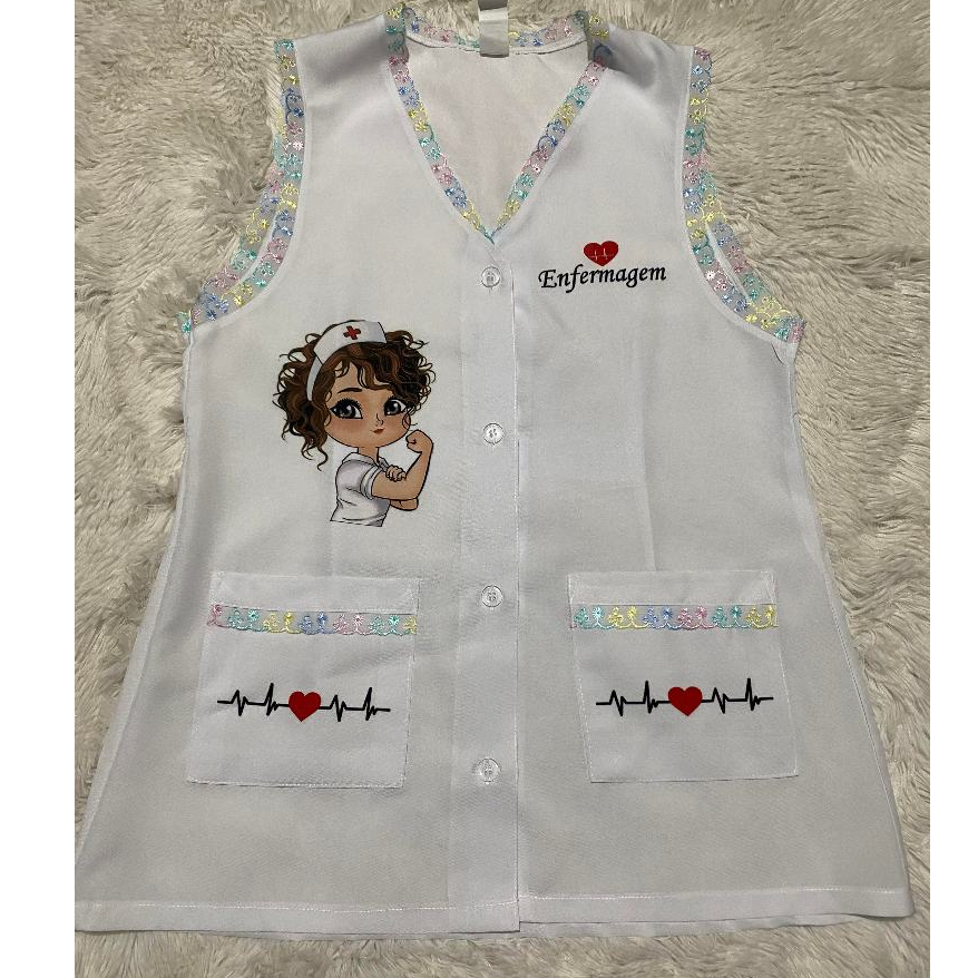 Avental  Jaleco Feminino -   Enfermagem
