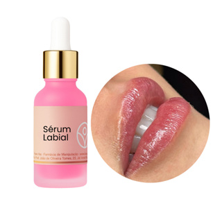 Sérum Rosa Morango Hidragloss – Microagulhamento Labial e Revitalização dos Lábios 30ml em Oferta na Shopee
