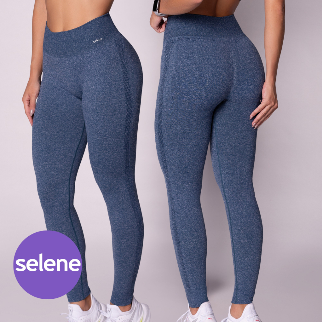 Calça Legging Fitness Selene Sem Costura Zero Transparência 20955.001 em Oferta na Shopee