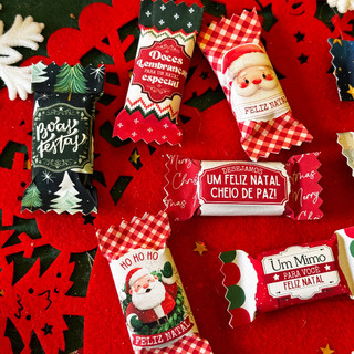 Brindes Natal/Lembrancinha natal/Natal/Bala personalizada natal/Bala personalizada/Mimo natal/Brindes clientes natal