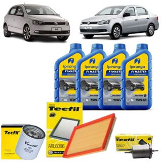 Kit Troca De Oleo Filtros VW Gol Voyage Polo G5 G6 1.0 15w40 Ipiranga Semisintético Revisão Original em Oferta na Shopee