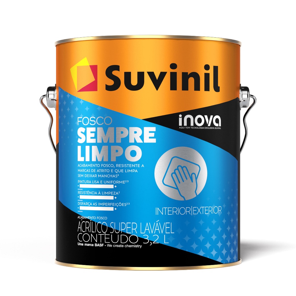 Tinta Sempre Limpo Cores do Ano 3,2L Suvinil em Oferta na Shopee