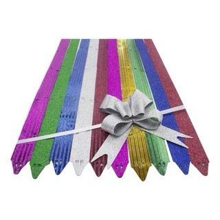 100 laço facil magico para presente 12x22 com gliter em Oferta na Shopee