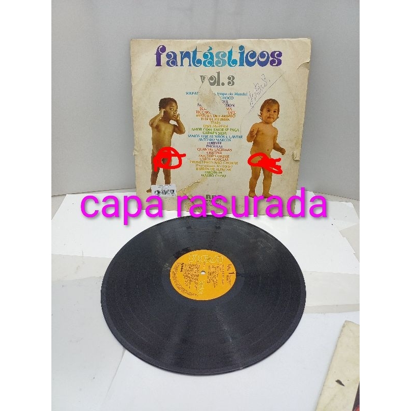 Disco de vinil novela Fantásticos vol.3 ( leia descrição)