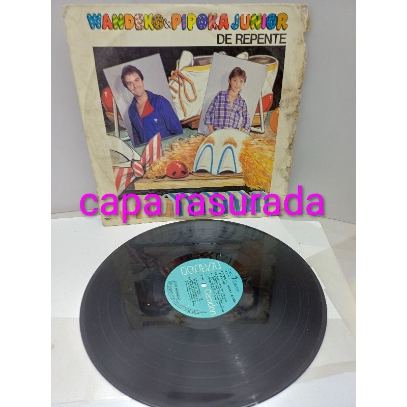 Disco de vinil Wandeko e Pipoca junior 1985 ( leia descrição)