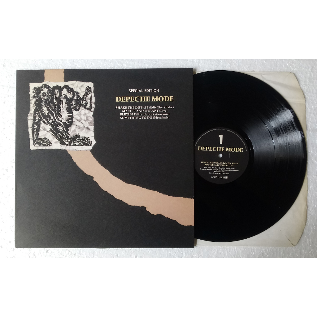 DEPECHE MODE LP MAXI SINGLE VINIL IMPORTADO SHAKE THE DISEASE 1985 MUTE RECORDS USADO