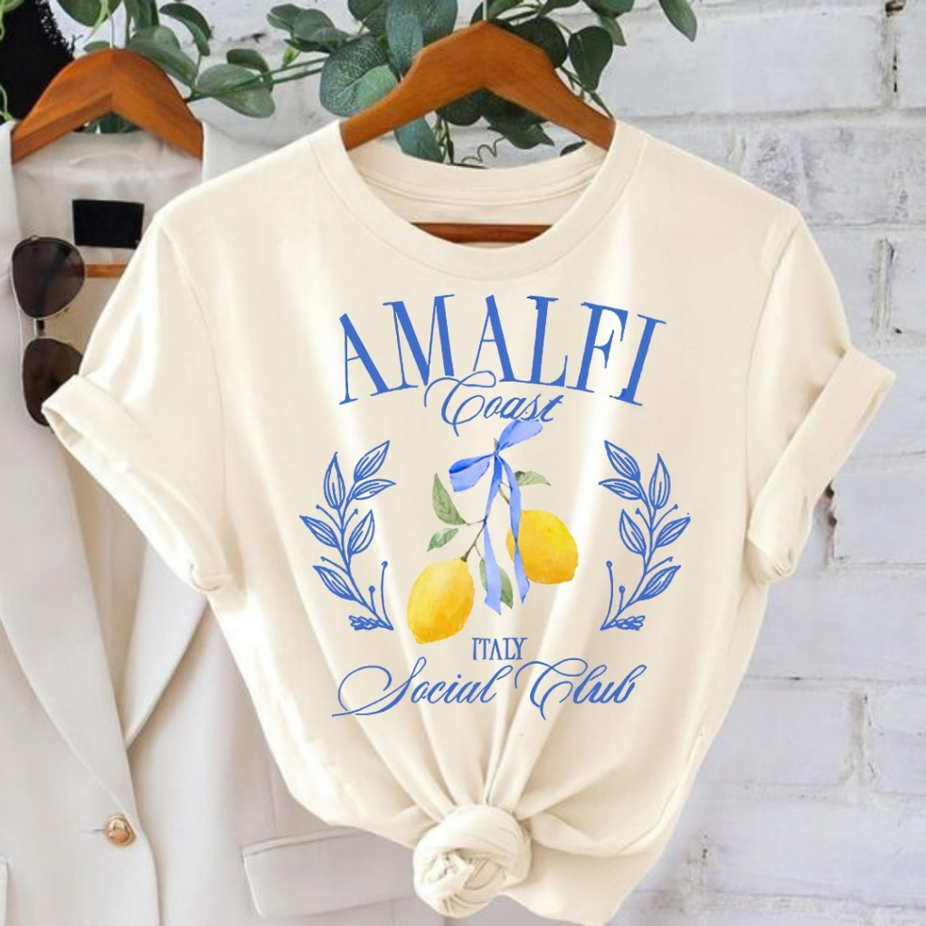 “Camiseta Feminina Estampada 100% Algodão Premium • Blusinha Casual Lançamento Fruta Limão Style”