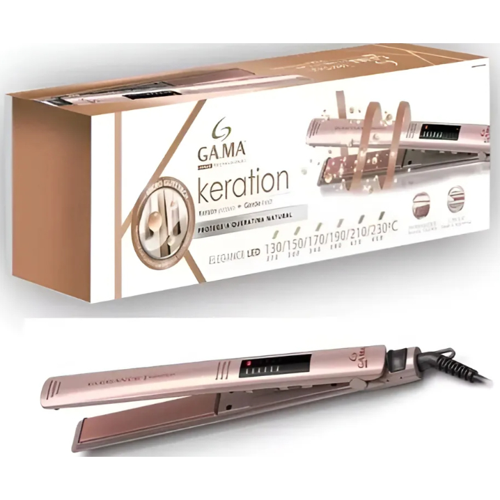 Prancha Chapinha Gama Italy Elegance Led Keration Pro Bivolt - Comprar com Melhor Preço em Utensílios de Beleza