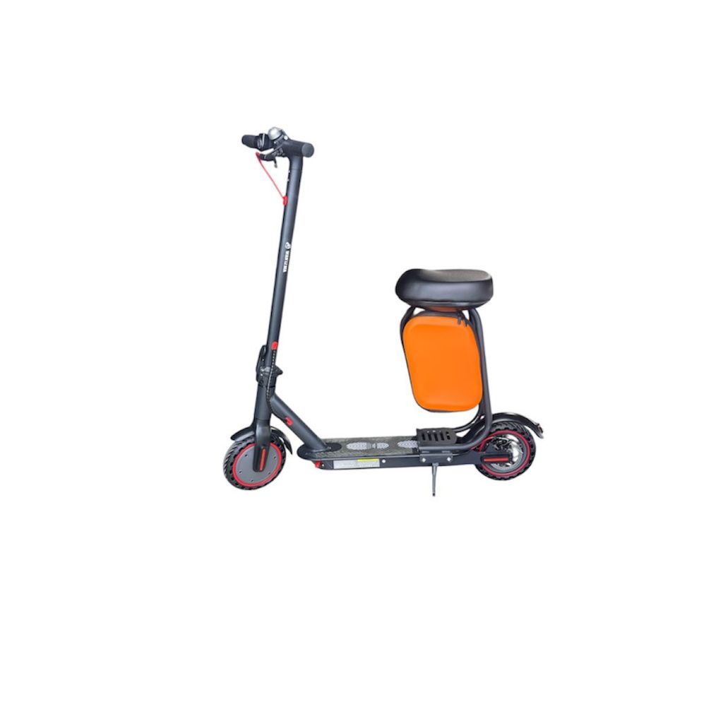Patinete Elétrico Dobrável Portátil 30km/h Com Banco e Com Bolsa 350w Preto