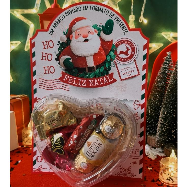 Natal/Lembrancinha de natal/Cartão de natal/Cartão gigante de natal/Card gigante de natal/Mimo de natal